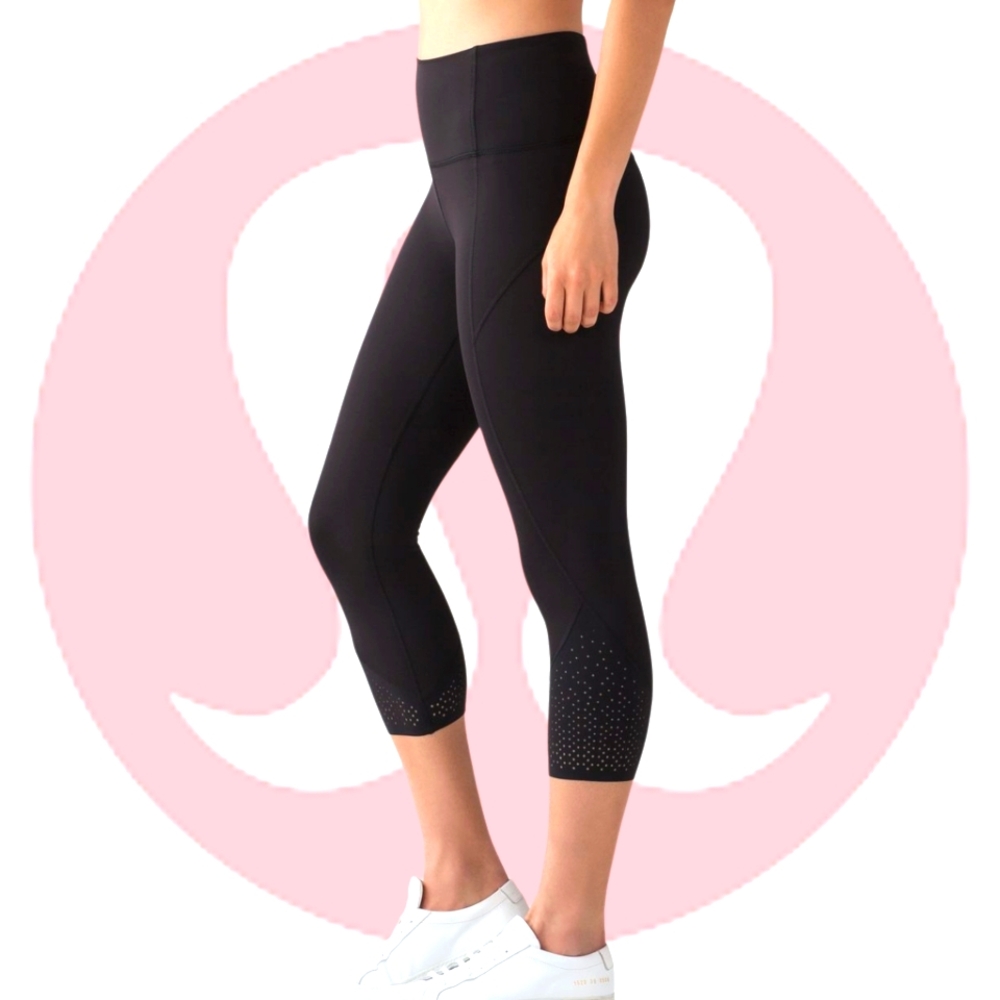 LULULEMON EUC Anew Crop Capri Legging Luxtreme Perforated Calf W6ACAS